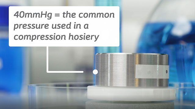 Biatain Fiber can lock in exudate even under compression.