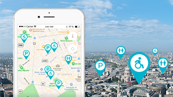 Find nearby toilets - wherever you are