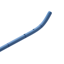 Open tip interventional catheters